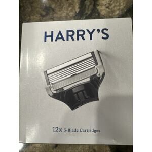 Harry's Men's 5-Blade Razor Blade Refills, 12 Cartridges Count BrandNew